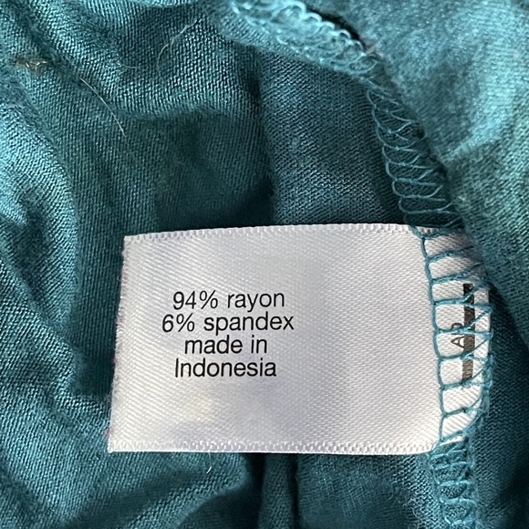 2/$30 Lane Bryant Asymmetric Faux Evening Gown 22/ 24 Green High Low Maxi #7129 - Picture 13 of 16